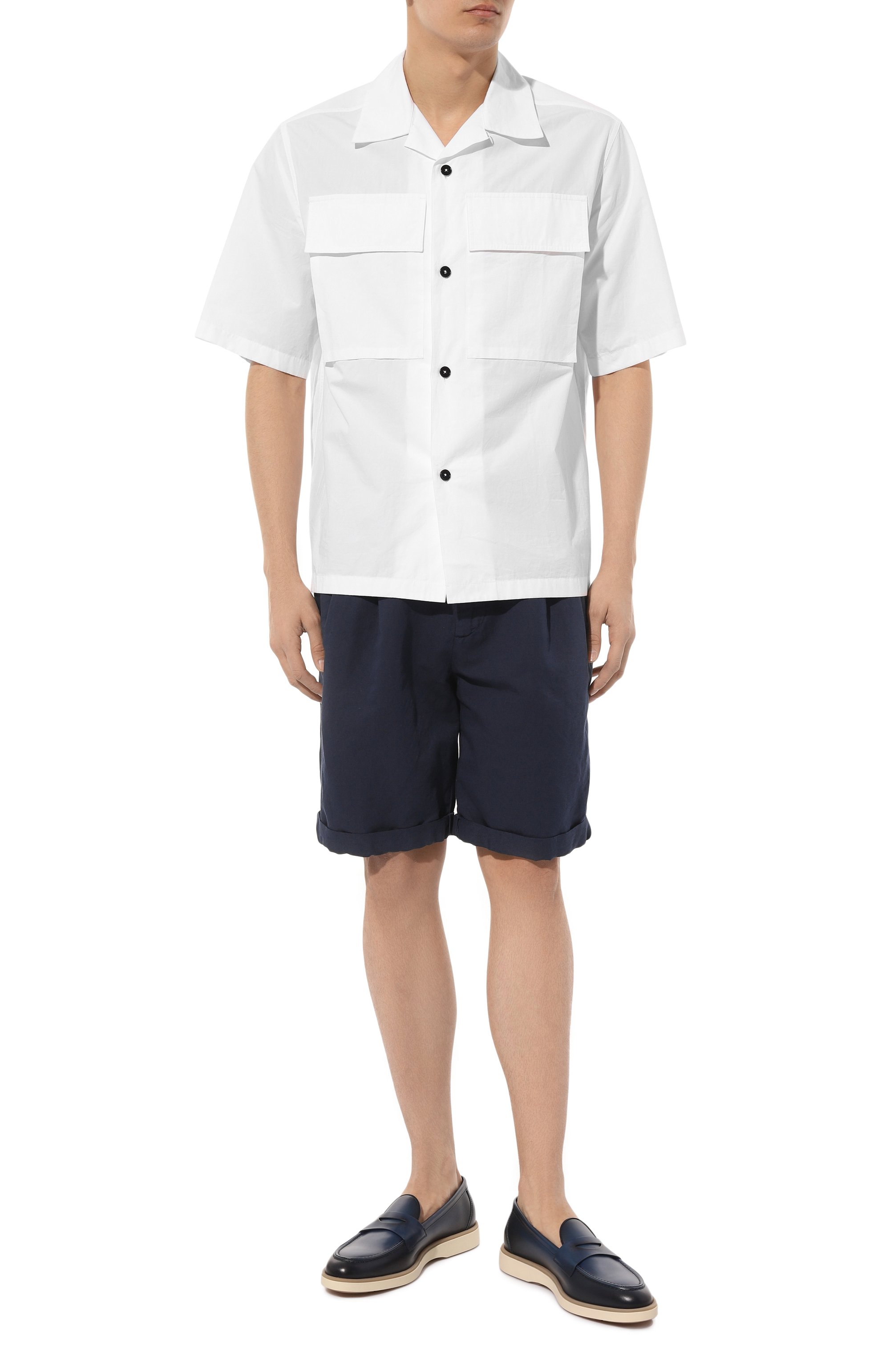 Кожаные пенни-лоферы detroit SANTONI, арт. MGDG18714TIFSSK7U46, фото 2