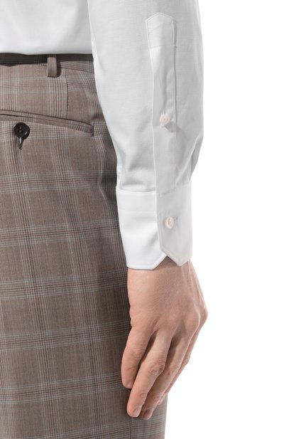 Хлопковая сорочка ZEGNA, арт. 701032A7/9MS0JI, фото 5