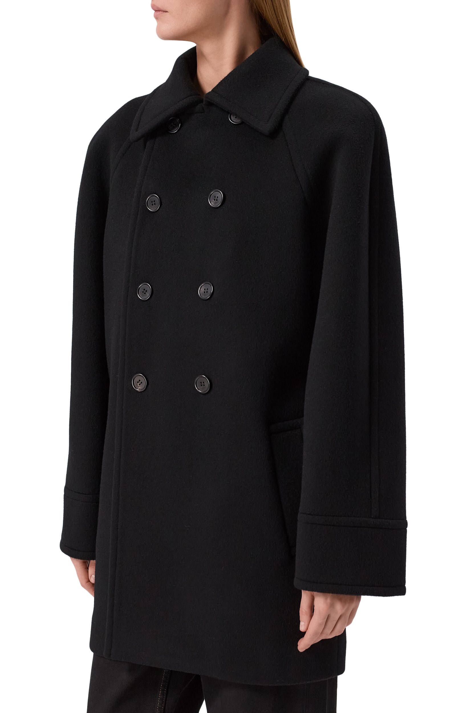 Шерстяное пальто SAINT LAURENT, арт. 866248/Y060R, фото 3