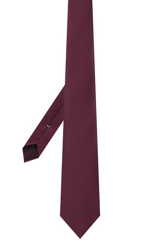 Шелковый галстук Canali 18/HJ04330 Бордовый  18/HJ04330 Фото 3