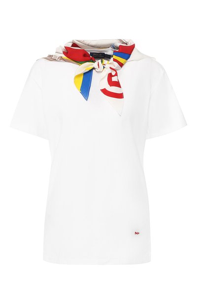 Женская хлопковая футболка POLO RALPH LAUREN, арт. 211734112