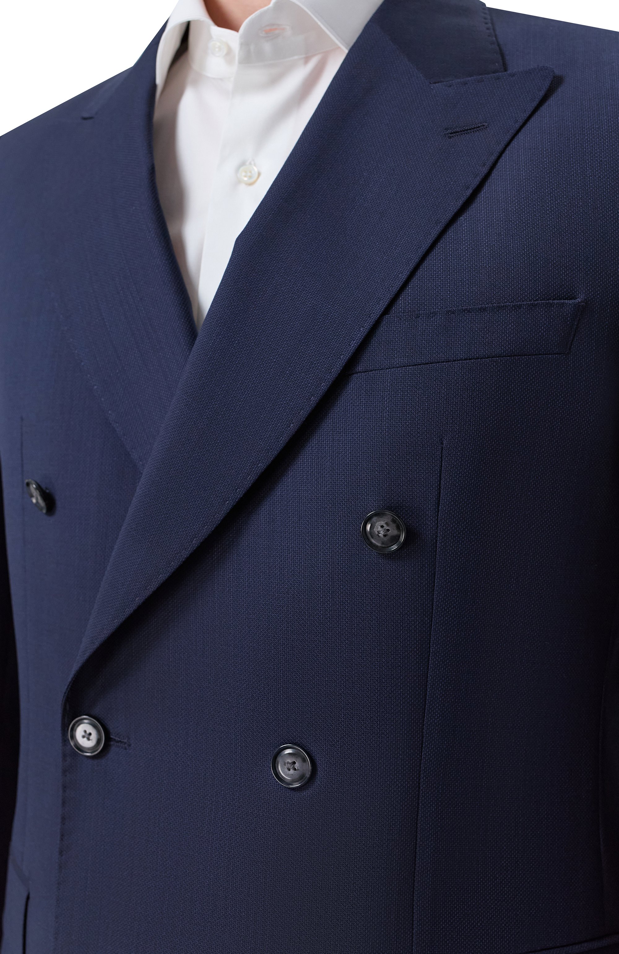 Шерстяной костюм BOSS темно-синего цвета по цене 89950 руб., арт. 50561841, фото 6 Шерстяной костюм BOSS, арт. 50561841, фото 6