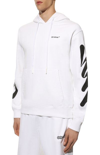 Хлопковое худи OFF-WHITE, арт. 0MBB097S22FLE009, фото 3