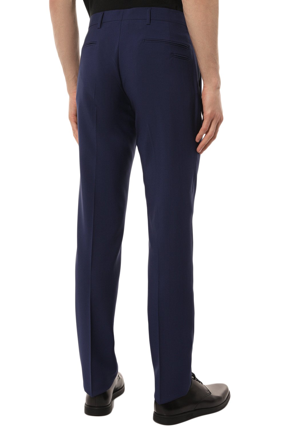 Шерстяные брюки PRADA, арт. UP0073-D39-F073A-201, фото 4