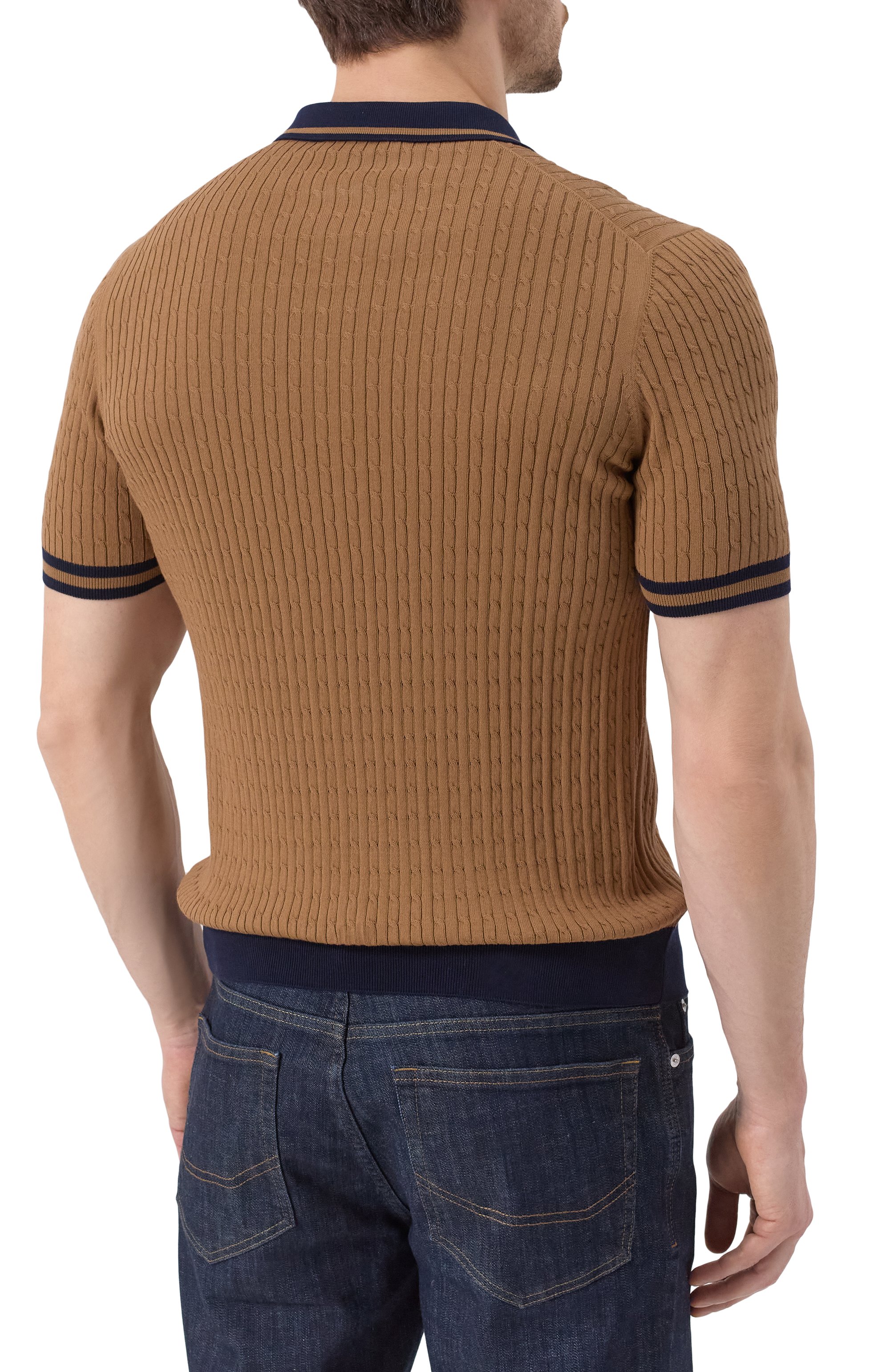 Хлопковое поло GRAN SASSO, арт. 57113/20625, фото 4