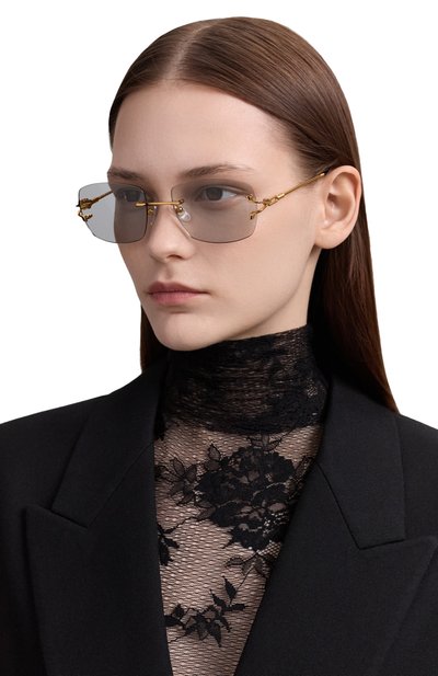 Солнцезащитные очки VINTAGE FRAMES, арт. BAL HARB0UR G0LD/GRAY, фото 3