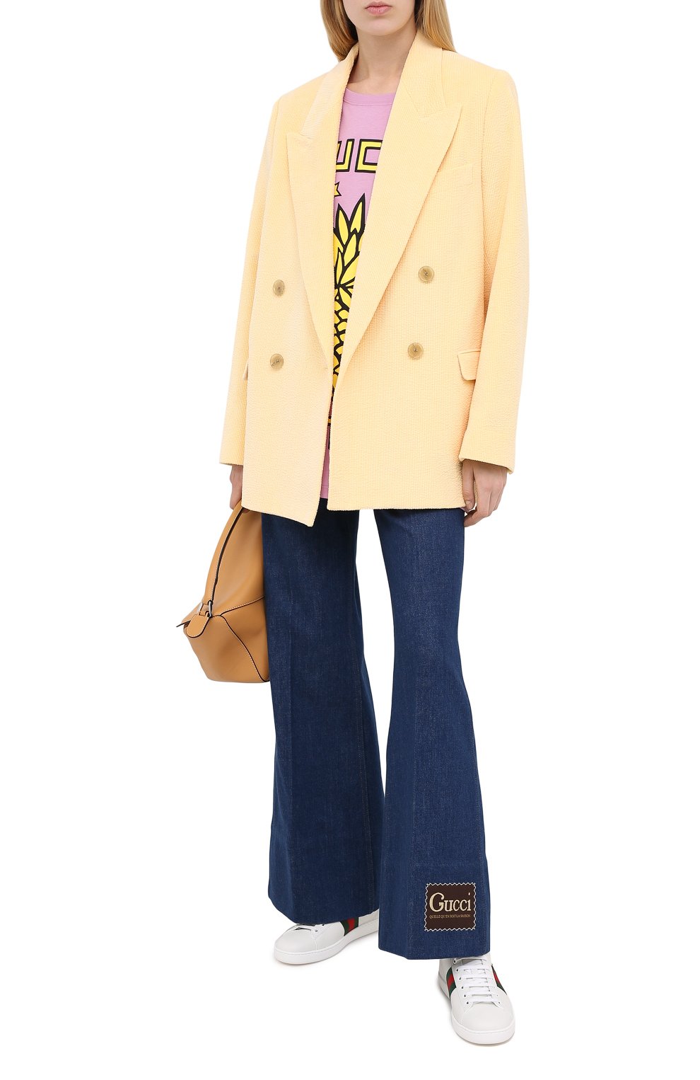 Хлопковая футболка GUCCI, арт. 615044/XJCRE, фото 2