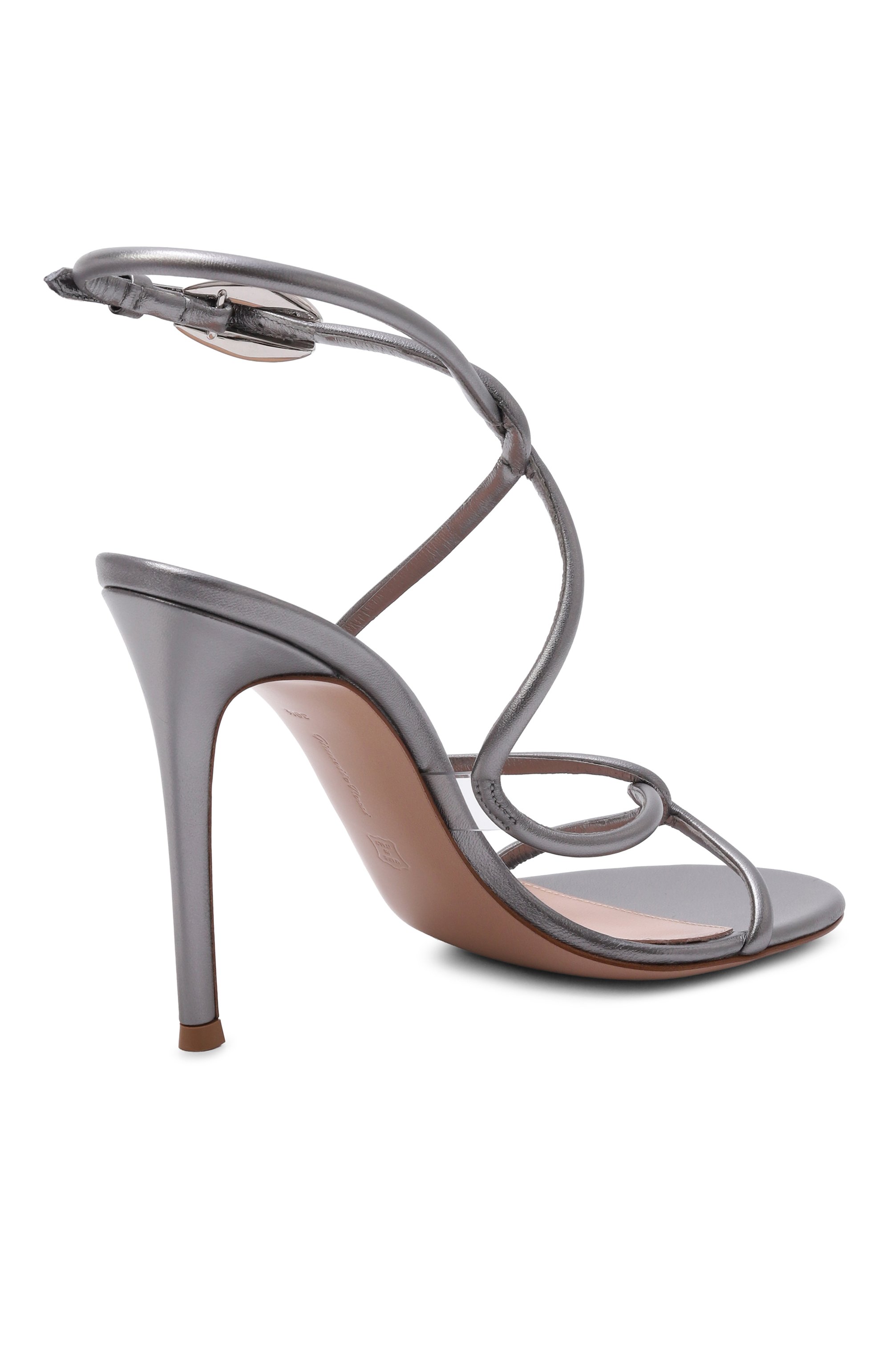 Кожаные босоножки jungle mamba GIANVITO ROSSI, арт. G32533.15RIC.NIGACCT, фото 5