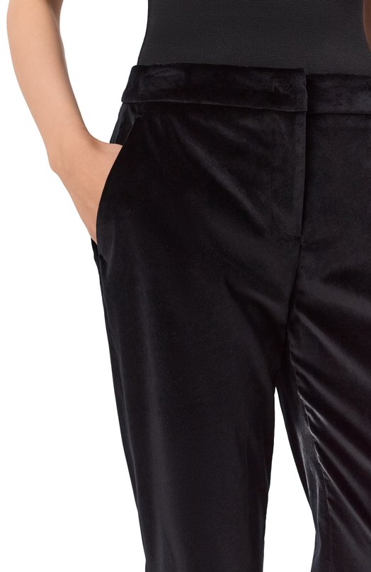 Бархатные брюки Lorena Antoniazzi PA14A/9577 Чёрный  PA14A/9577 Фото 5