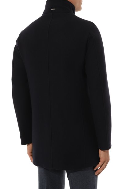 Шерстяное пальто с воротником из бобра HERNO, арт. CA0071U/39601, фото 4