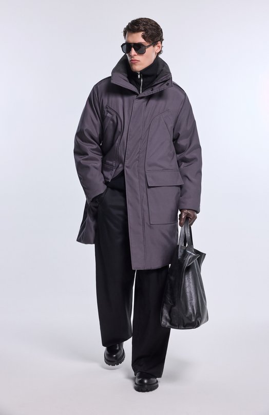 Шерстяной анорак Jil Sander J47GU0133-J41423 Чёрный  J47GU0133-J41423 Фото 6