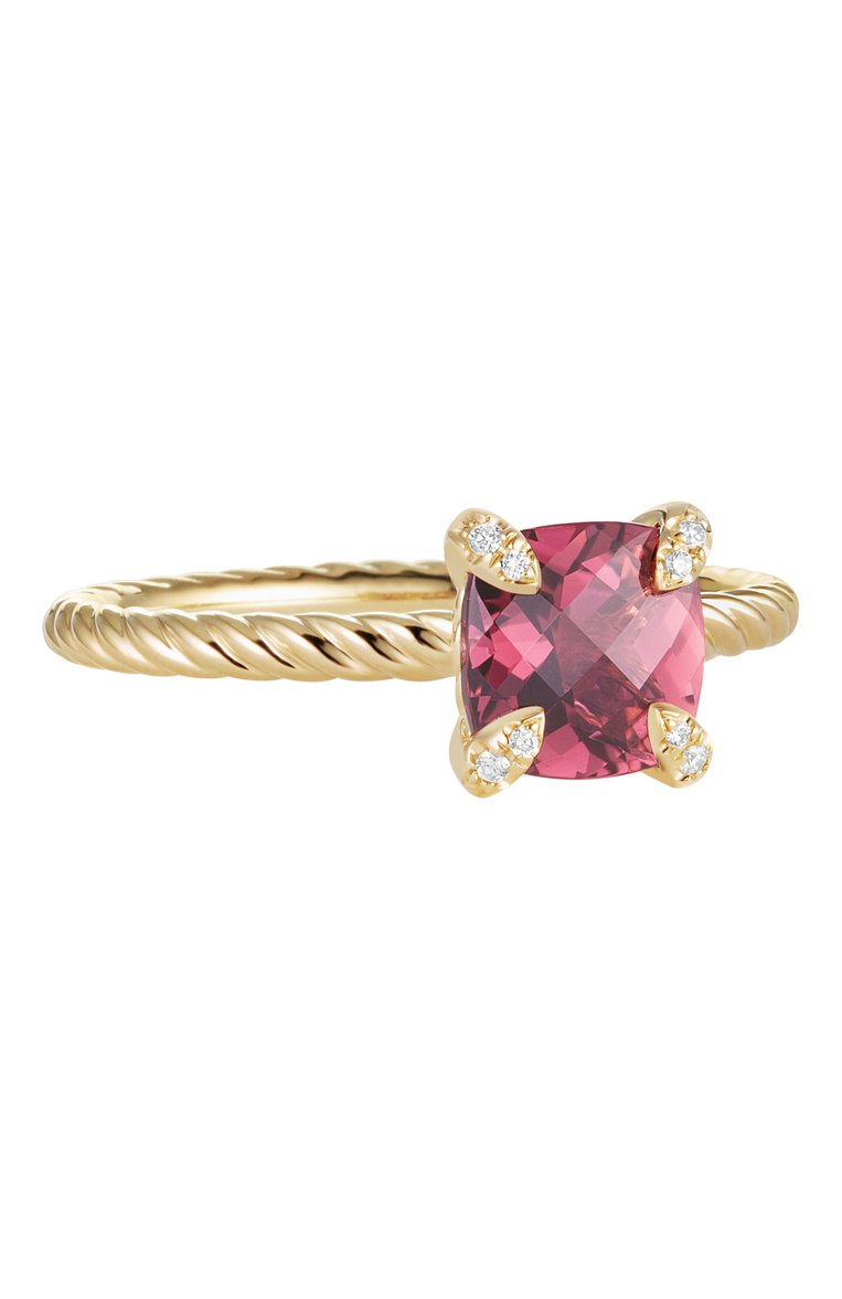 Женские кольцо DAVID YURMAN бесцветного цвета, арт. R12598D88APTDI | Фото 1 (Материал сплава: Желтое золото; Драгоценные камни: Бриллианты; Региональные ограничения белый список (Axapta Mercury): Не проставлено; Нос: Не проставлено)