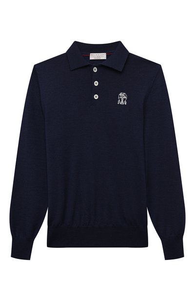 Поло из шерсти и кашемира BRUNELLO CUCINELLI, арт. B24M00105B