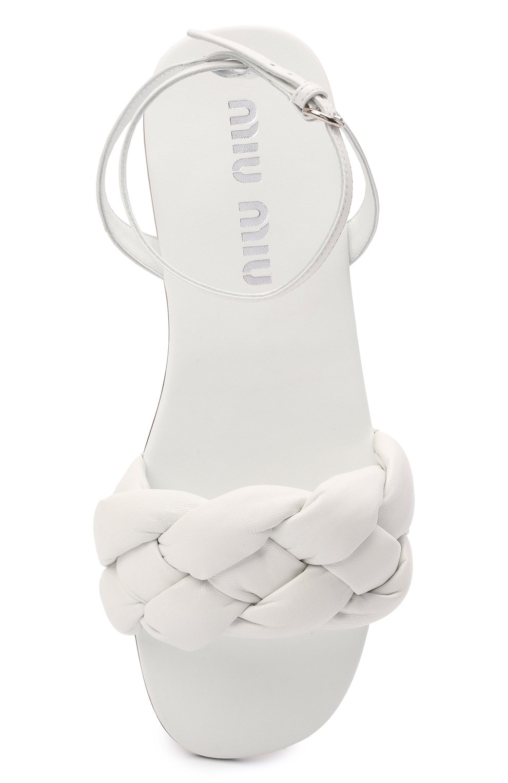 Кожаные сандалии MIU MIU, арт. 5X431D-LYB-F0009-005, фото 5