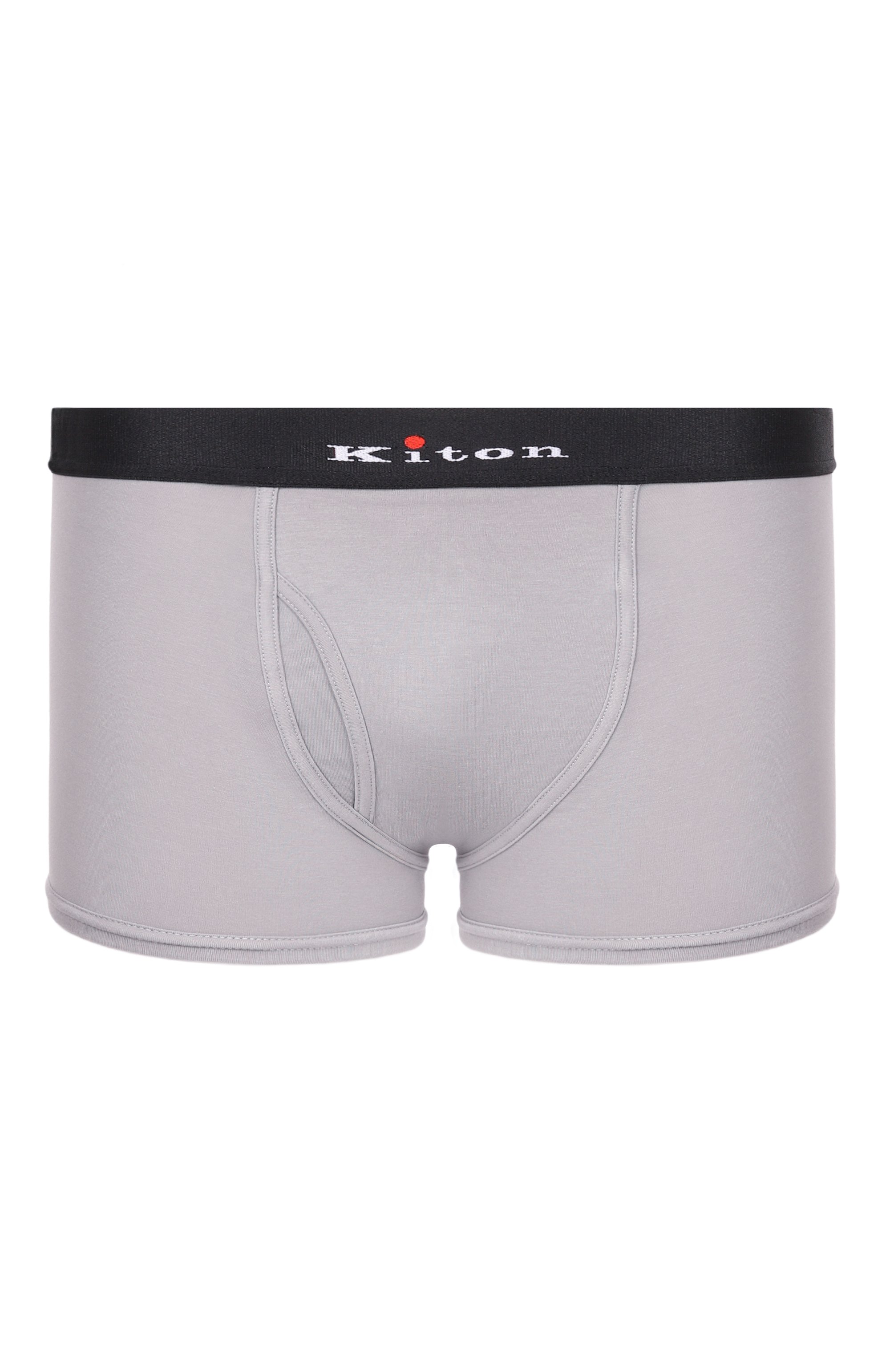 Хлопковые боксеры KITON серого цвета по цене 26100 руб., арт. UNWBX16K0727H08, фото 1 Хлопковые боксеры KITON, арт. UNWBX16K0727H08, фото 1
