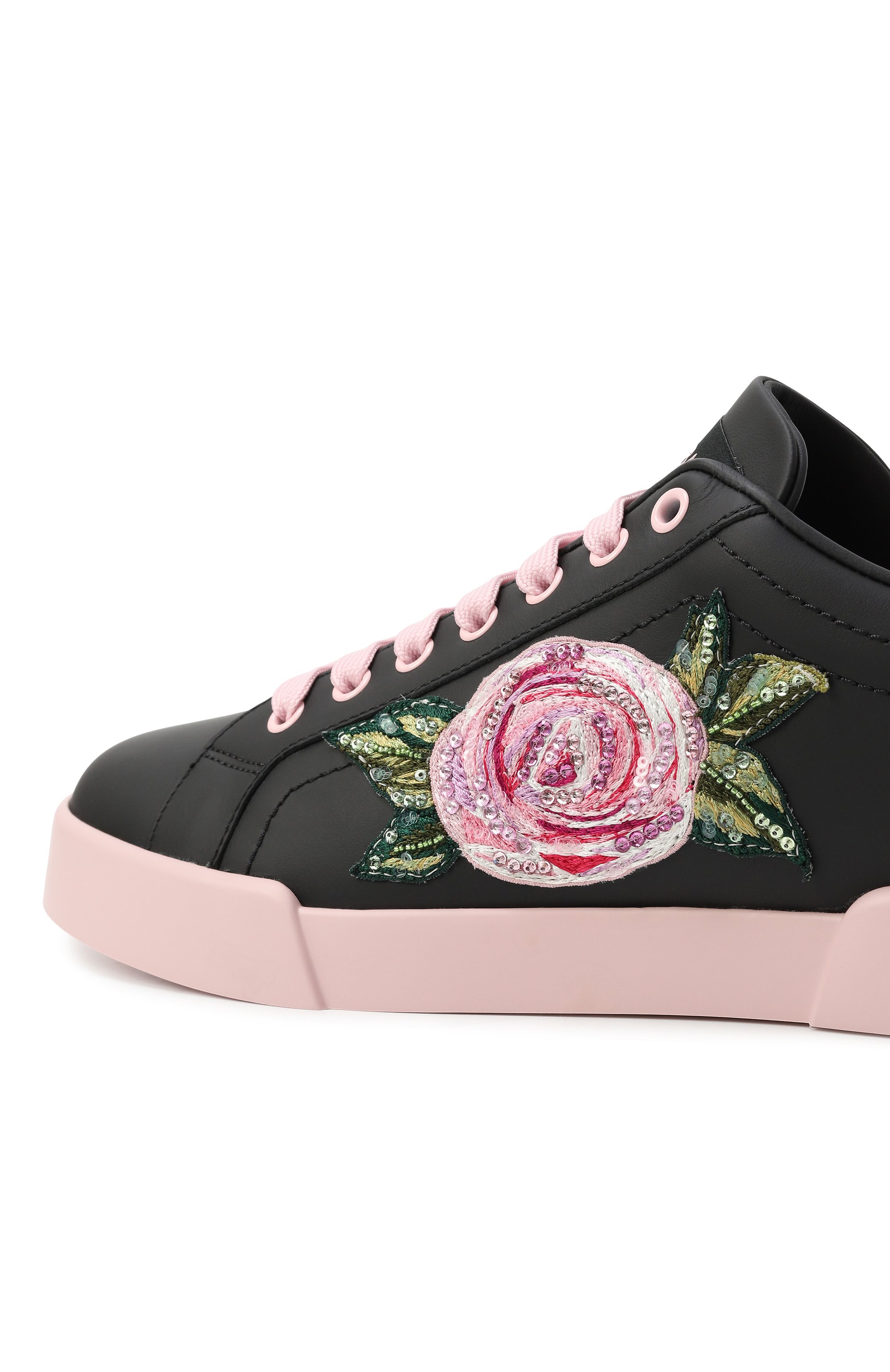 Кожаные кеды portofino light DOLCE & GABBANA, арт. CK2318/A6056, фото 7