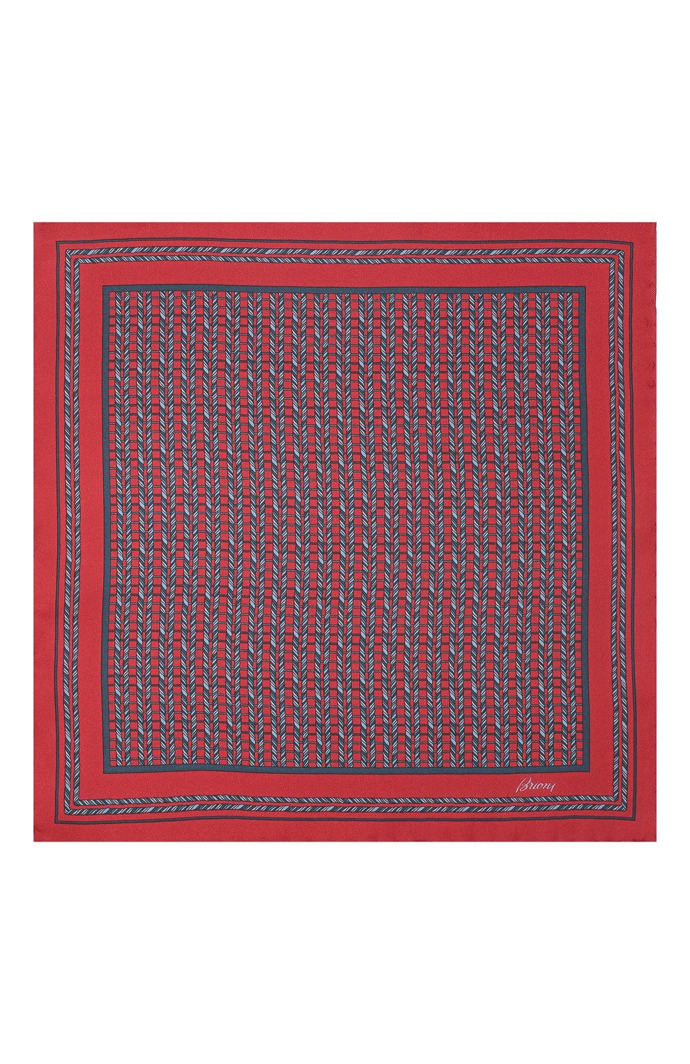 Комплект из галстука и платка BRIONI красного цвета по цене 38650 руб., арт. 08A900/P942I, фото 5 Комплект из галстука и платка BRIONI, арт. 08A900/P942I, фото 5