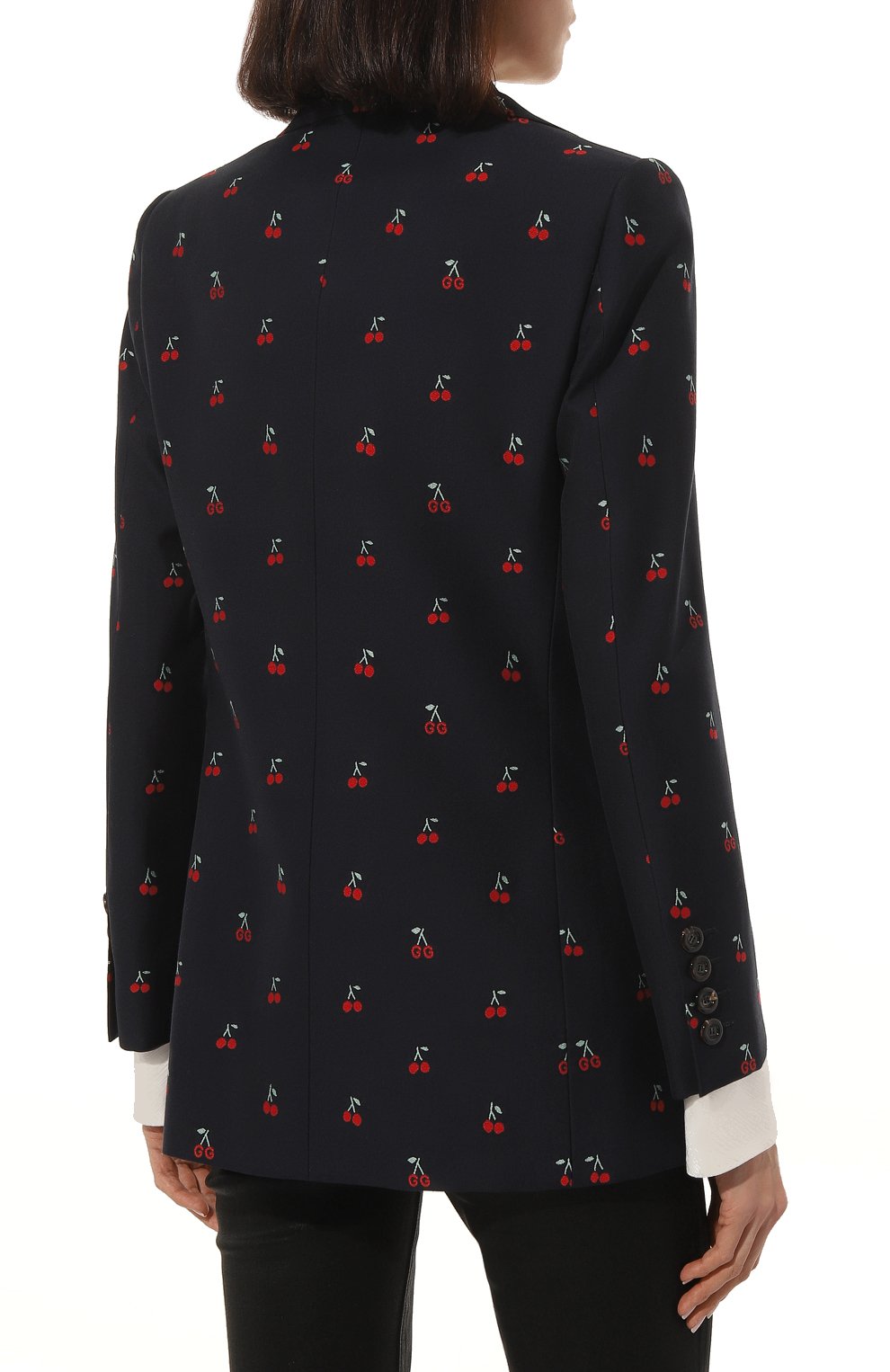 Жакет из хлопк а и шерсти GUCCI, арт. 577307 ZABMY, фото 4