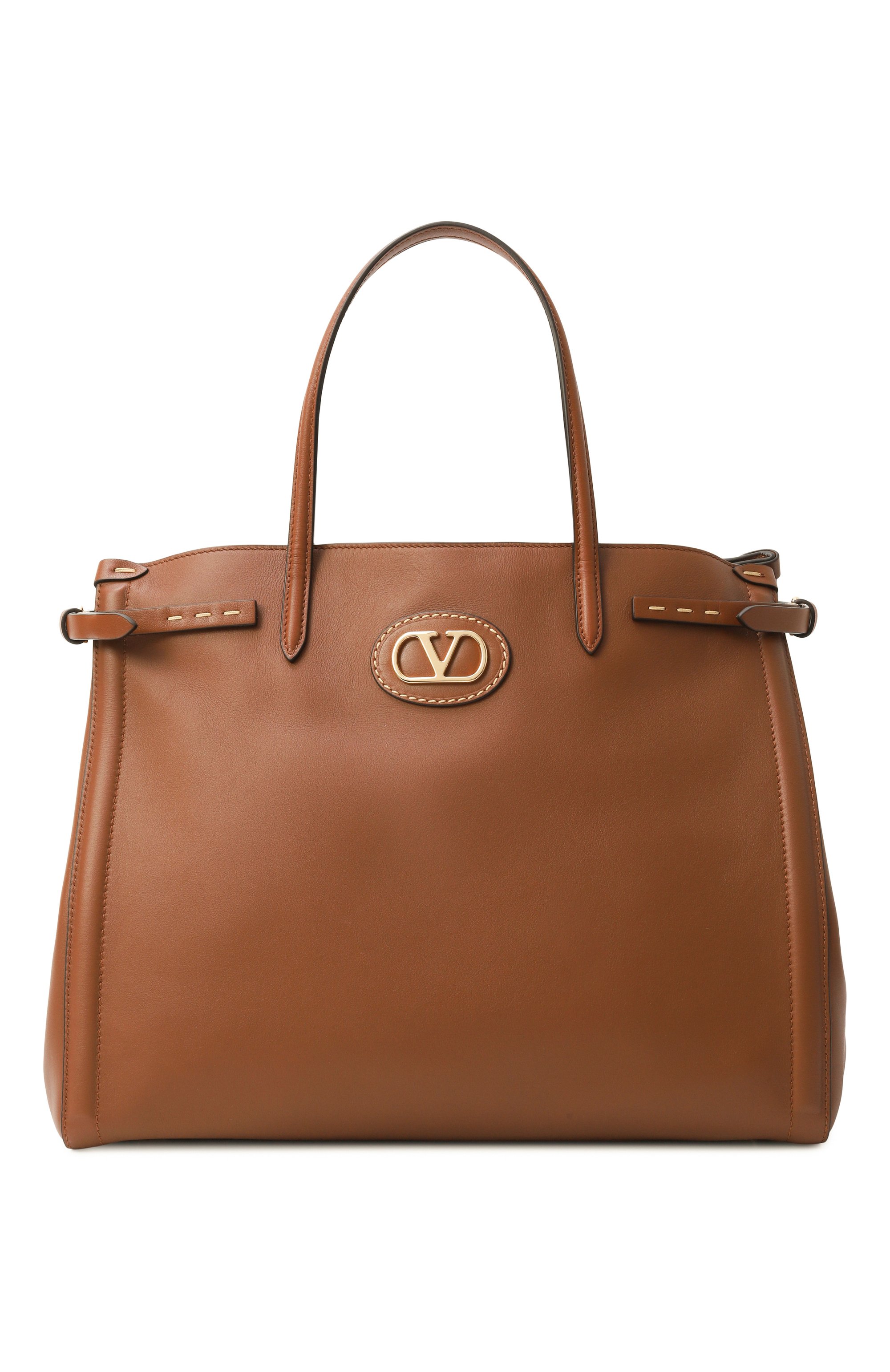 Сумка antibes medium VALENTINO коричневого цвета по цене 309000 руб., арт. 7W2B0R19/CVC, фото 1 Сумка antibes medium VALENTINO, арт. 7W2B0R19/CVC, фото 1