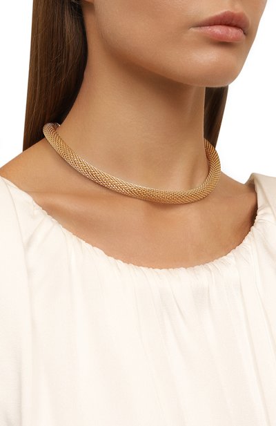 Колье CRYSTALLINE JEWELLERY золотого цвета по цене 17820 руб., арт. 584В, фото 5 Колье CRYSTALLINE JEWELLERY, арт. 584В, фото 5