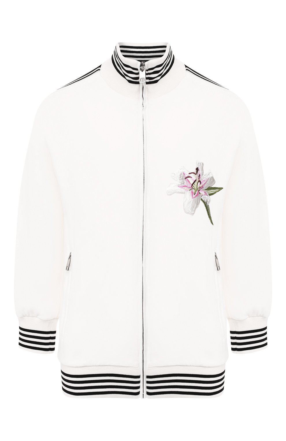 Кардиган из вискозы DOLCE & GABBANA белого цвета по цене 113000 руб., арт. F9C55Z/G7TLG, фото 1 Кардиган из вискозы DOLCE & GABBANA, арт. F9C55Z/G7TLG, фото 1