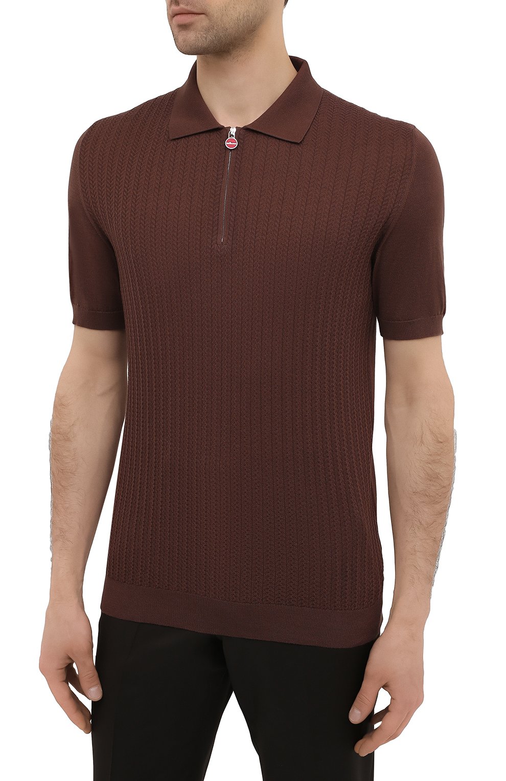 Хлопковое поло KITON, арт. UK1152, фото 3