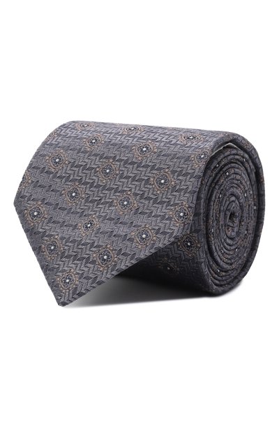 Мужской шелковый галстук BRUNELLO CUCINELLI, арт. MI8850018
