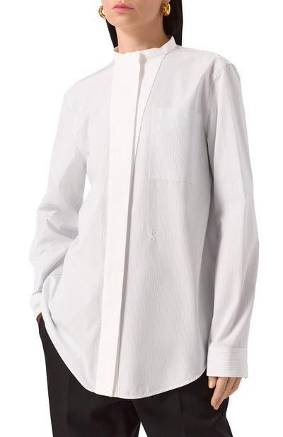 Хлопковая рубашка JIL SANDER, арт. J05DL0102/JTN236, фото 3