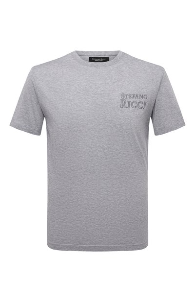 Мужская хлопковая футболка STEFANO RICCI, арт. MNH3102250/TE1808