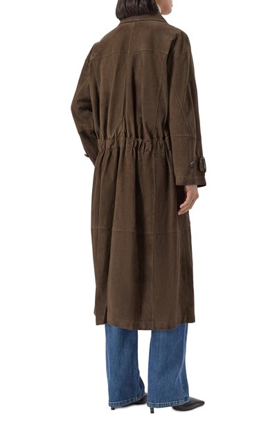 Замшевый плащ BRUNELLO CUCINELLI, арт. MPCAI9846P, фото 4