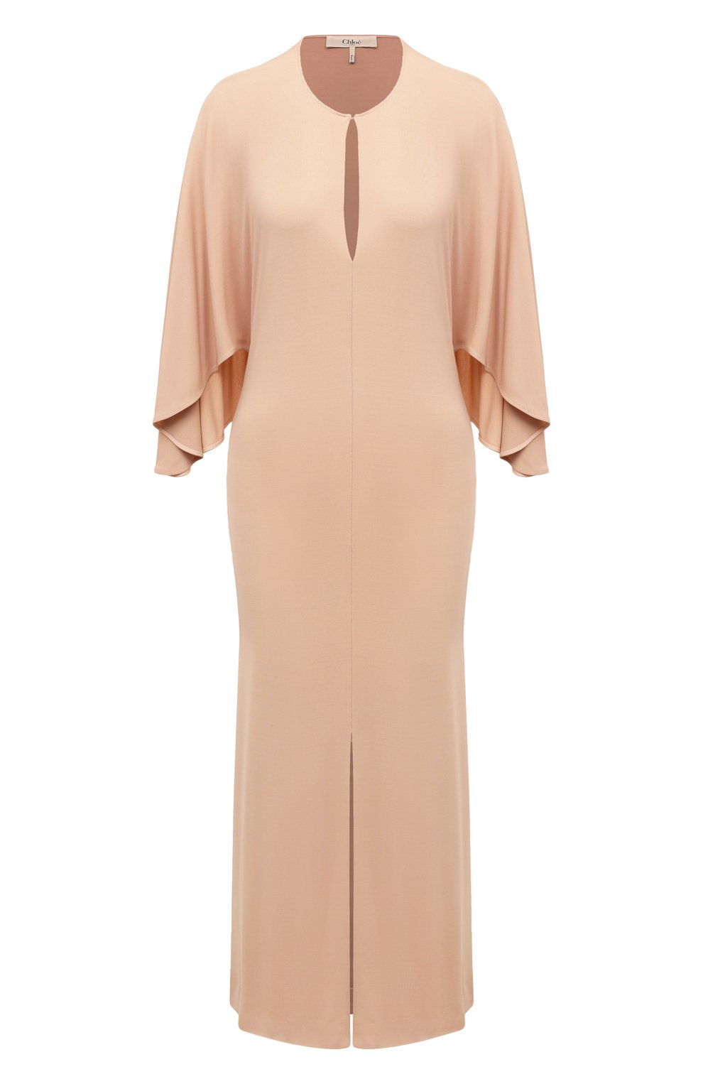 Платье из вискозы CHLOÉ светло-розового цвета по цене 205500 руб., арт. CHC24AR009081, фото 1 Платье из вискозы CHLOÉ, арт. CHC24AR009081, фото 1