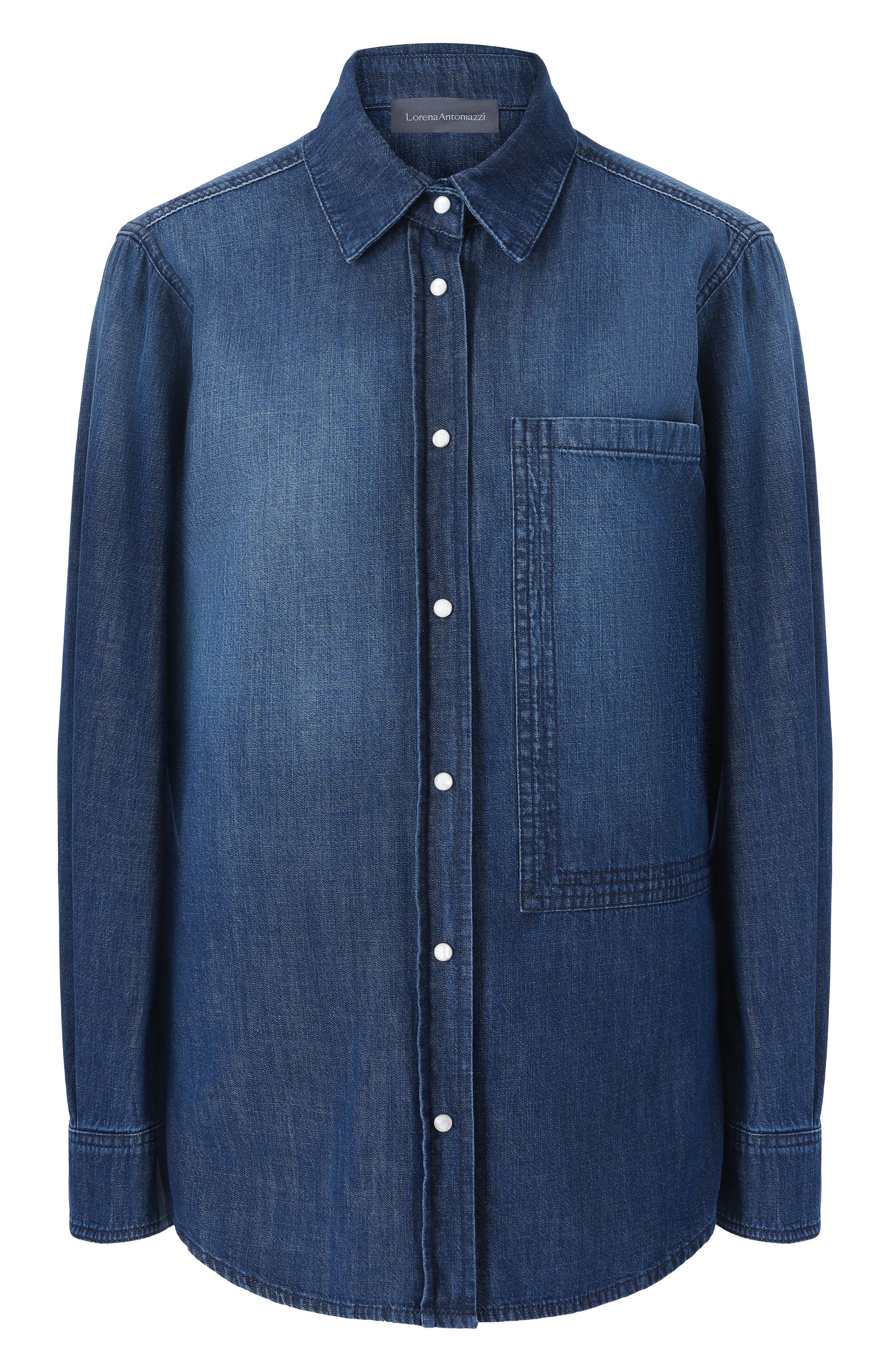 Джинсовая рубашка LORENA ANTONIAZZI, арт. P2552CA06A/9955, фото 1