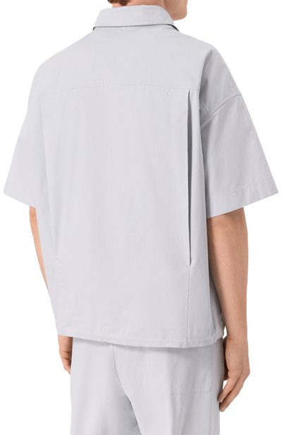 Хлопковая рубашка 12 STOREEZ светло-голубого цвета по цене 16000 руб., арт. 137293, фото 4 Хлопковая рубашка 12 STOREEZ, арт. 137293, фото 4