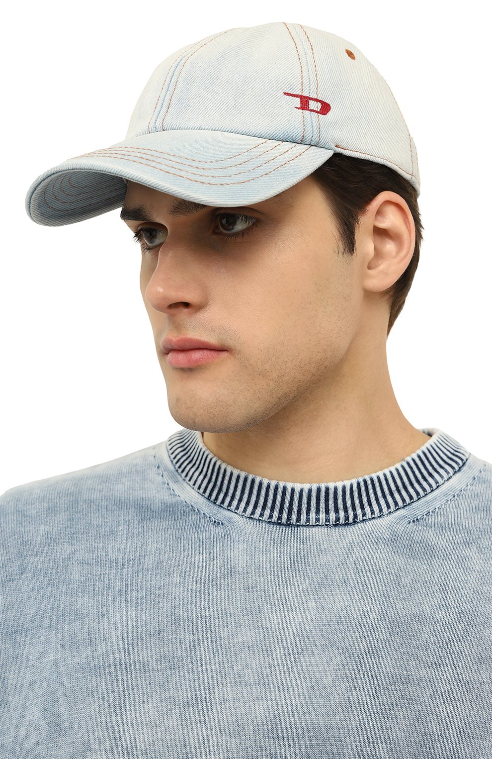 Джинсовая бейсболка DIESEL, арт. A09042/0TFAG, фото 2