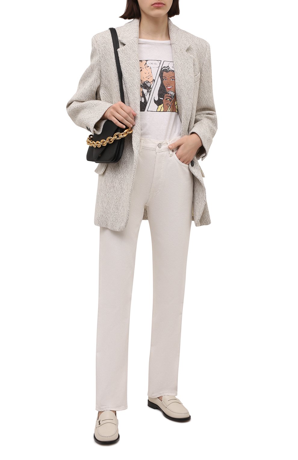 Хлопковая футболка RE/DONE, арт. 024-2WCGT187, фото 2