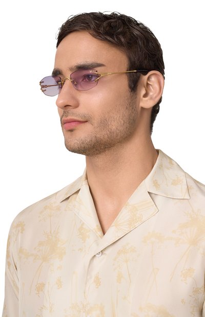 Солнцезащитные очки VINTAGE FRAMES, арт. ASPEN 24KT G0LD/LIGHT PURPLE, фото 2