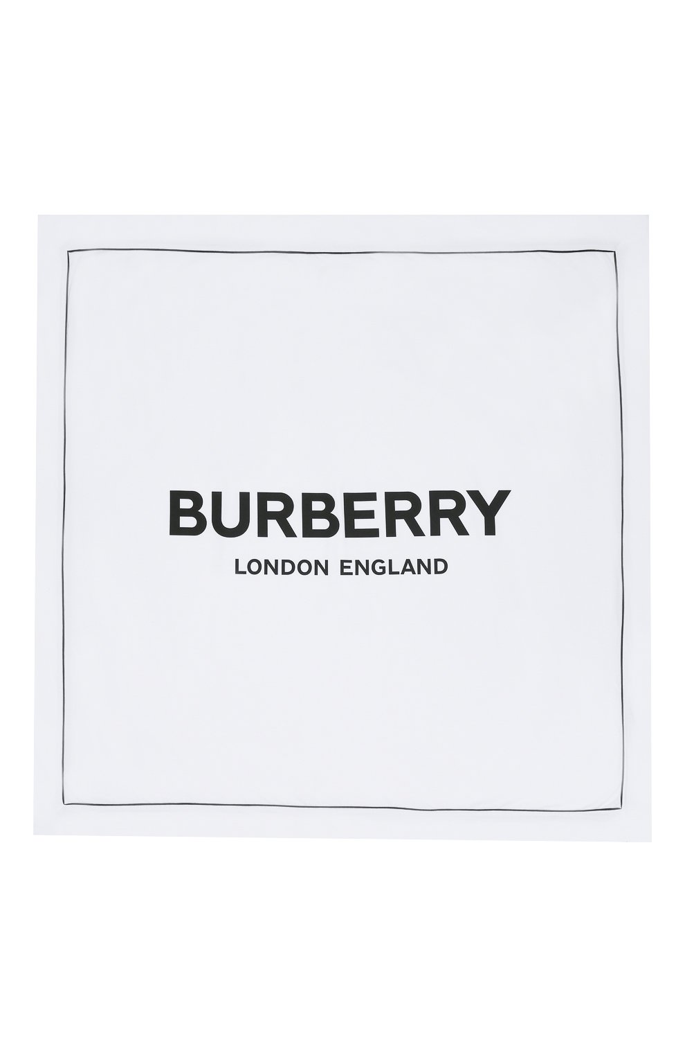 Хлопковое одеяло BURBERRY белого цвета по цене 17650 руб., арт. 8025375, фото 3 Хлопковое одеяло BURBERRY, арт. 8025375, фото 3