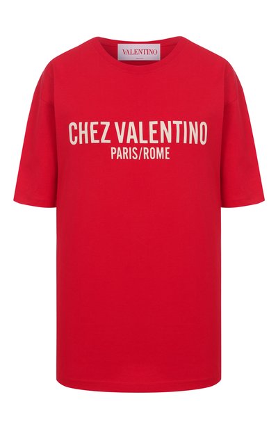 Хлопковая футболка VALENTINO, арт. 6B3MG24Q/95W, фото 1