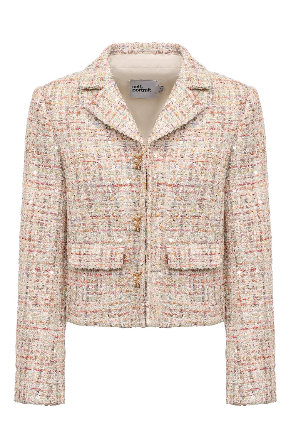 Твидовый жакет SELF-PORTRAIT, арт. PF24-110JA-C, фото 1