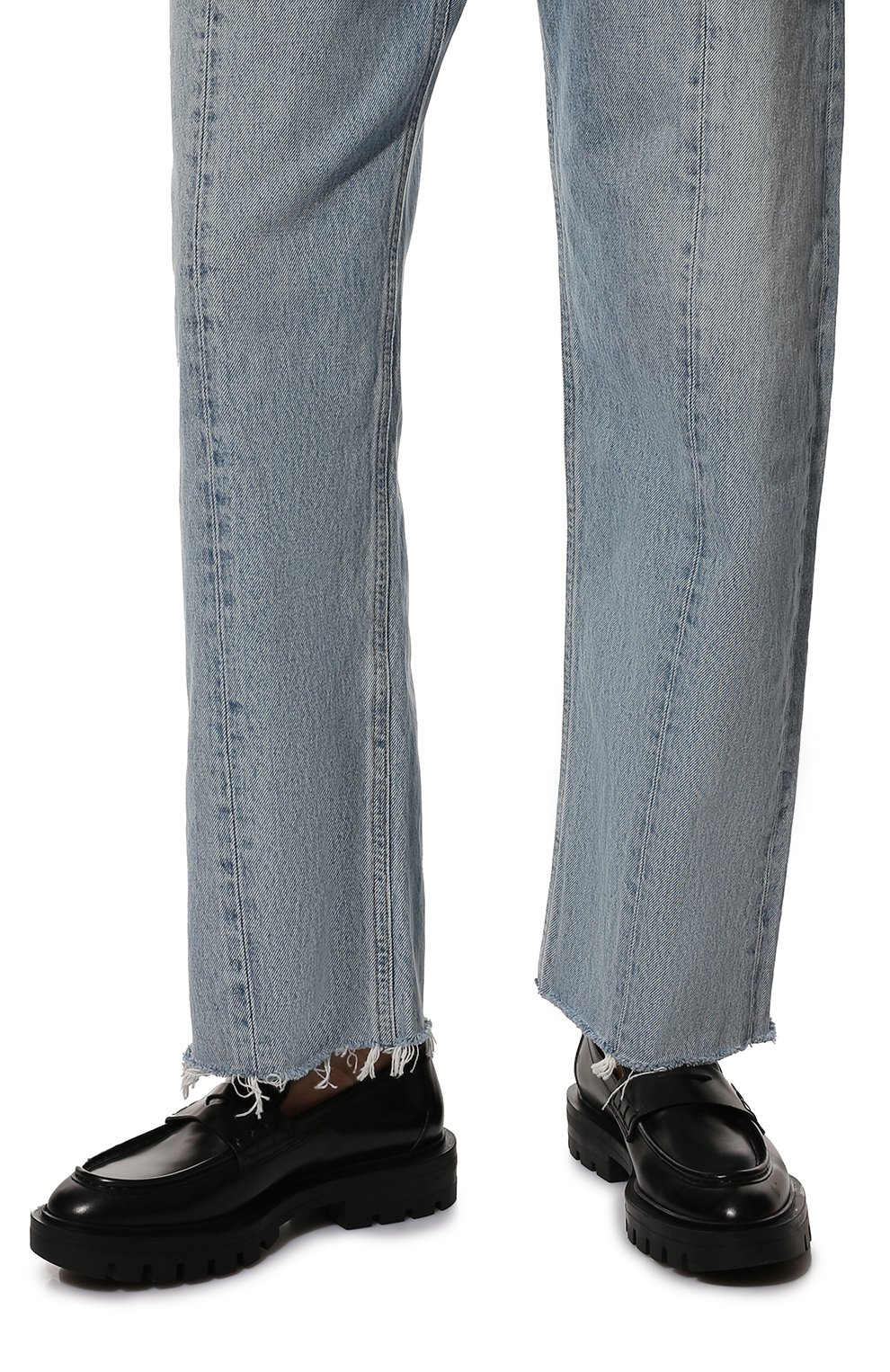 Кожаные лоферы SANTONI, арт. WUCU59020NERBLESN01, фото 3