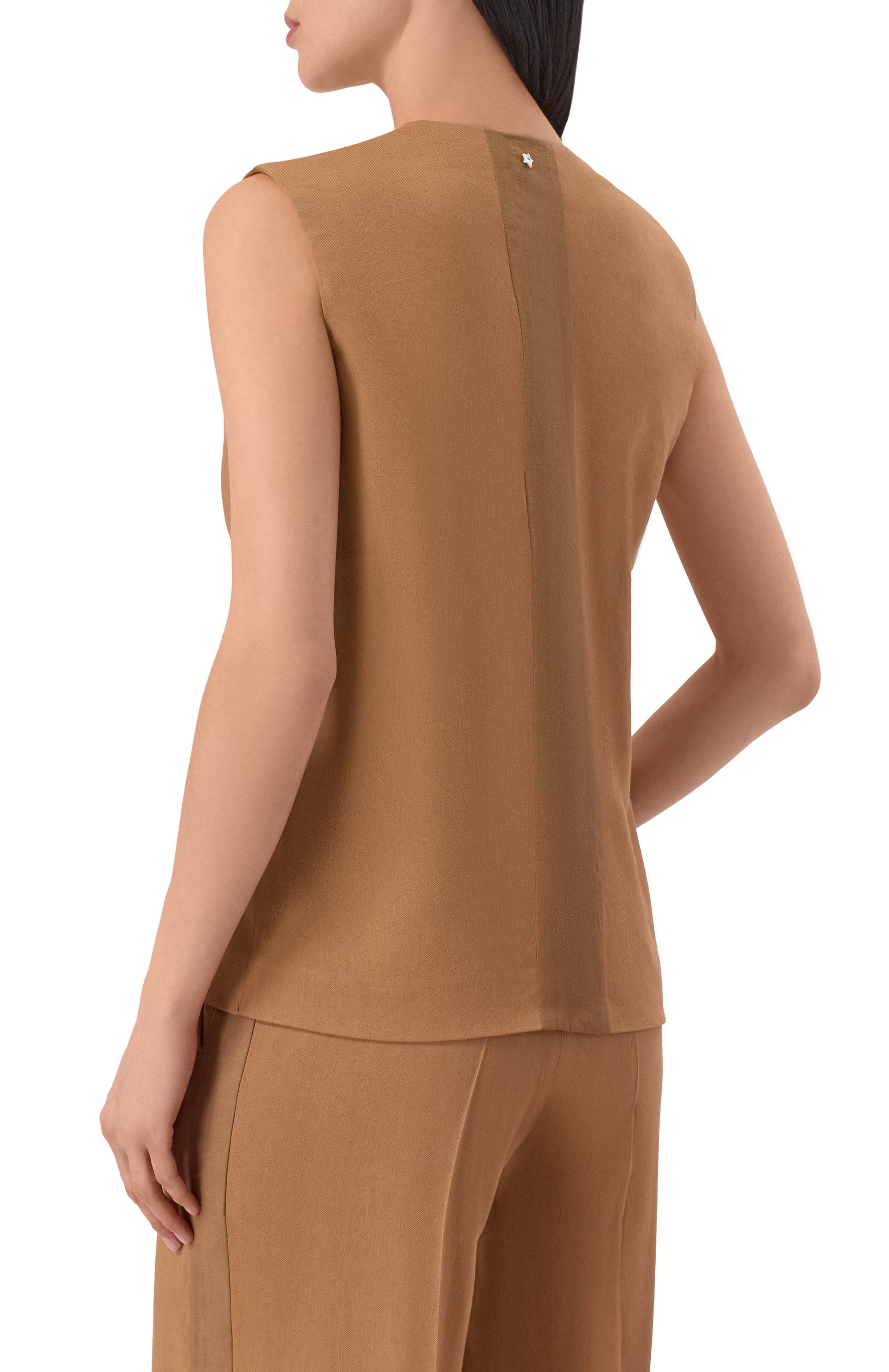 Жилет изо льна и вискозы LORENA ANTONIAZZI, арт. E2627GI03C/3347, фото 4