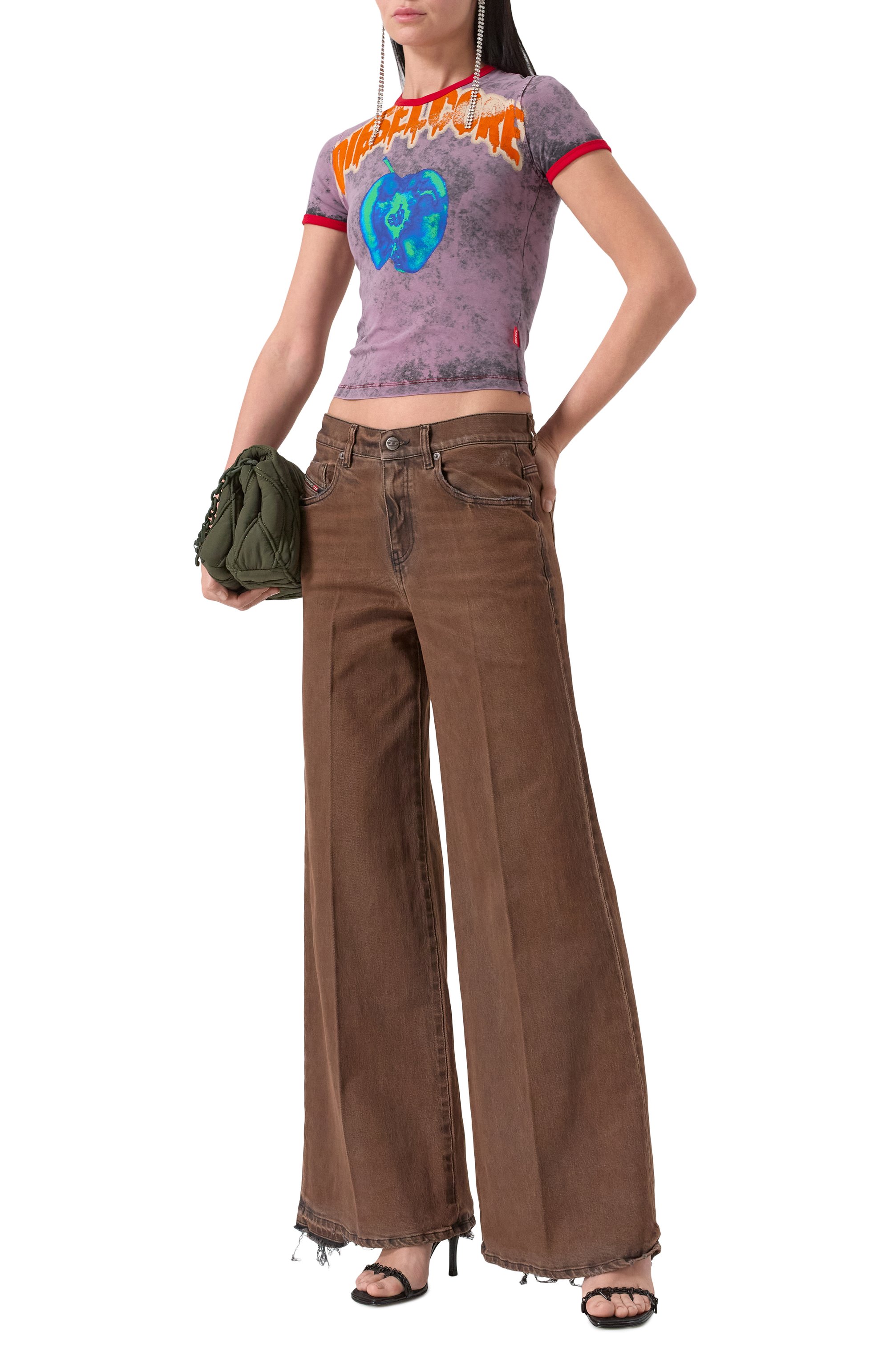 Хлопковый топ DIESEL, арт. A16825/0JQAU, фото 2