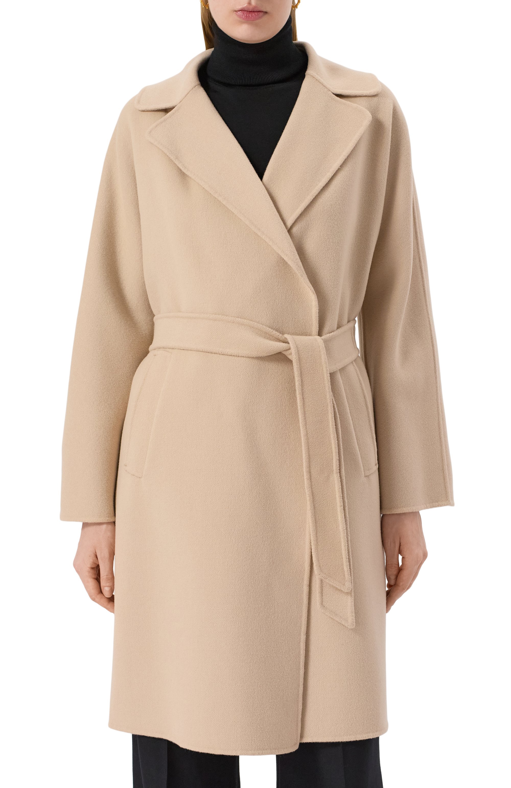 Шерстяное пальто WEEKEND MAX MARA бежевого цвета по цене 79150 руб., арт. CIVADA, фото 3 Шерстяное пальто WEEKEND MAX MARA, арт. CIVADA, фото 3