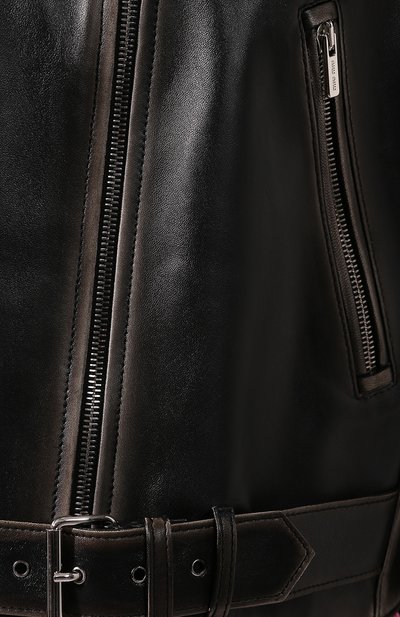 Кожаная куртка MIU MIU, арт. MPV712-1RU0-F0002, фото 5