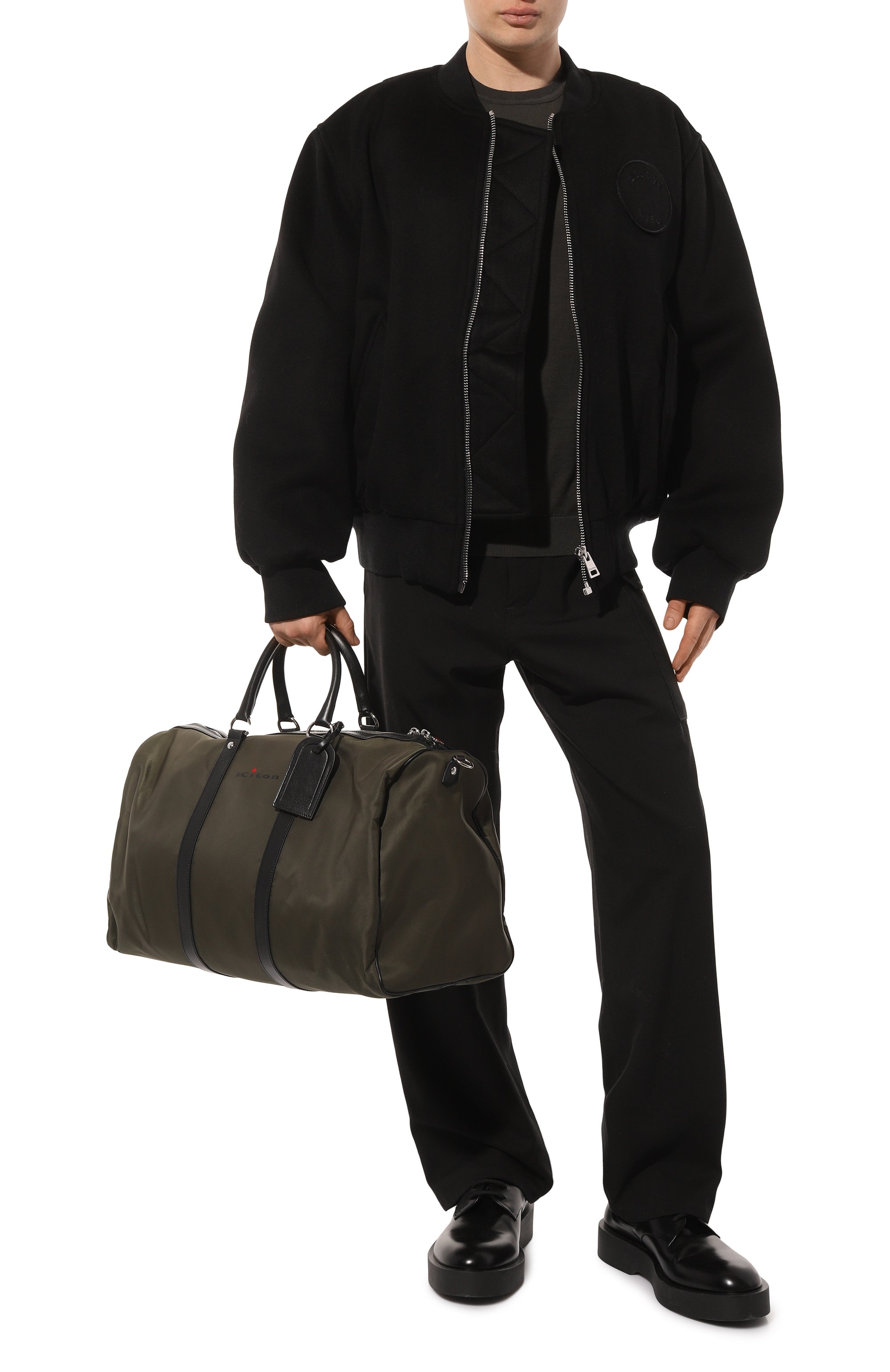 Сумка KITON хаки цвета по цене 99450 руб., арт. UBA0020N01047, фото 7 Сумка KITON, арт. UBA0020N01047, фото 7