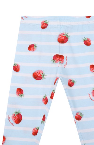 Хлопковые легинсы MONNALISA, арт. 31G414NP, фото 3