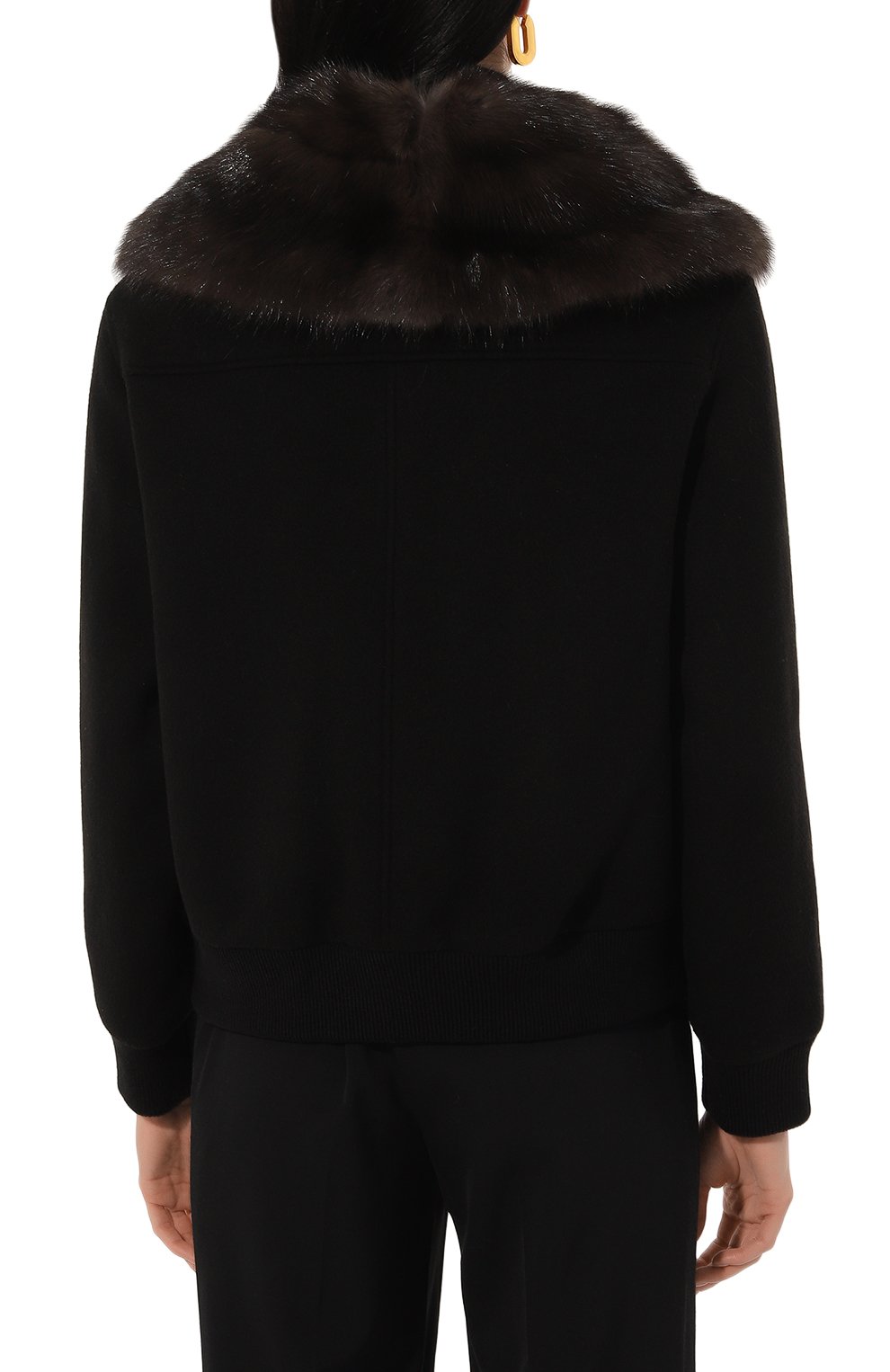 Куртка из шерсти и кашемира YVES SALOMON, арт. 24WYV05660CAZI, фото 4