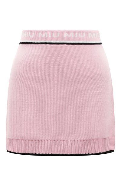 Шерстяная юбка MIU MIU, арт. MMG310-1V8X-F0442, фото 1