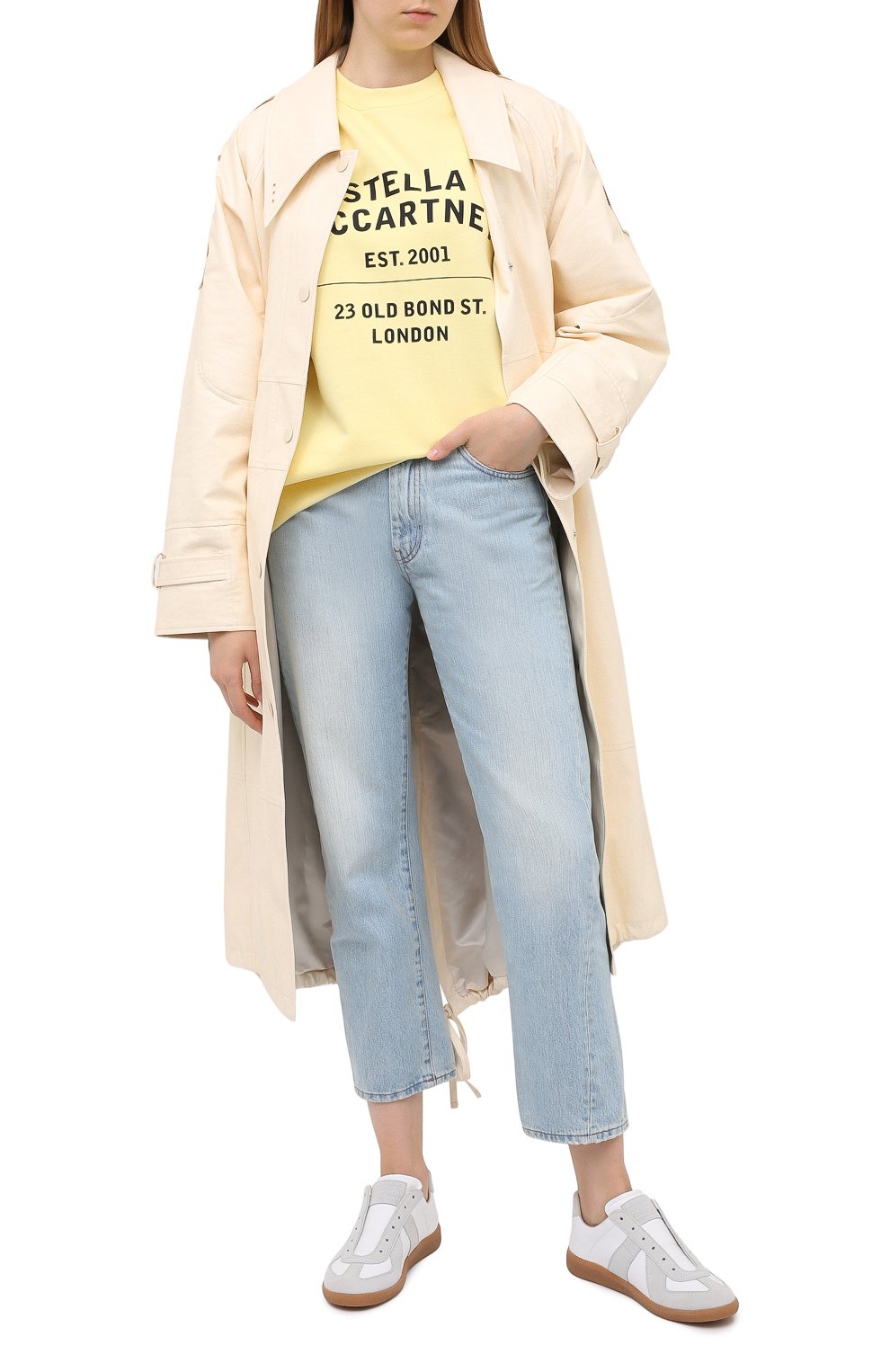 Хлопковый свитшот STELLA MCCARTNEY желтого цвета по цене 49700 руб., арт. 601847/SMP83, фото 2 Хлопковый свитшот STELLA MCCARTNEY, арт. 601847/SMP83, фото 2