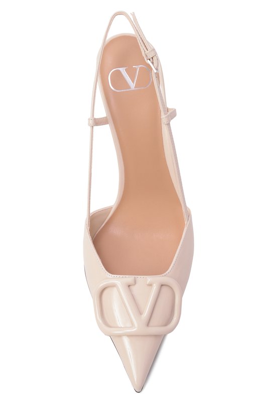 Лакированные туфли VLogo Signature 80 Valentino 8W2S0R01/TMK Кремовый  8W2S0R01/TMK Фото 6